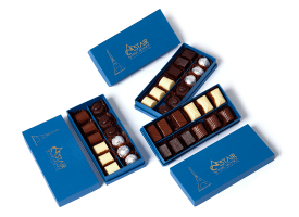 Box of 4 types of chocolate (150g)